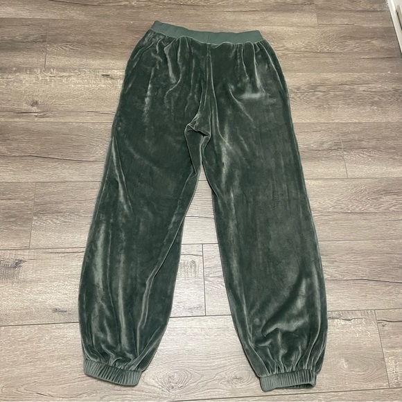Summersalt Women's The Plush Velour Jogger Sz S Olive Green Pull On Pants. - Picture 6 of 7